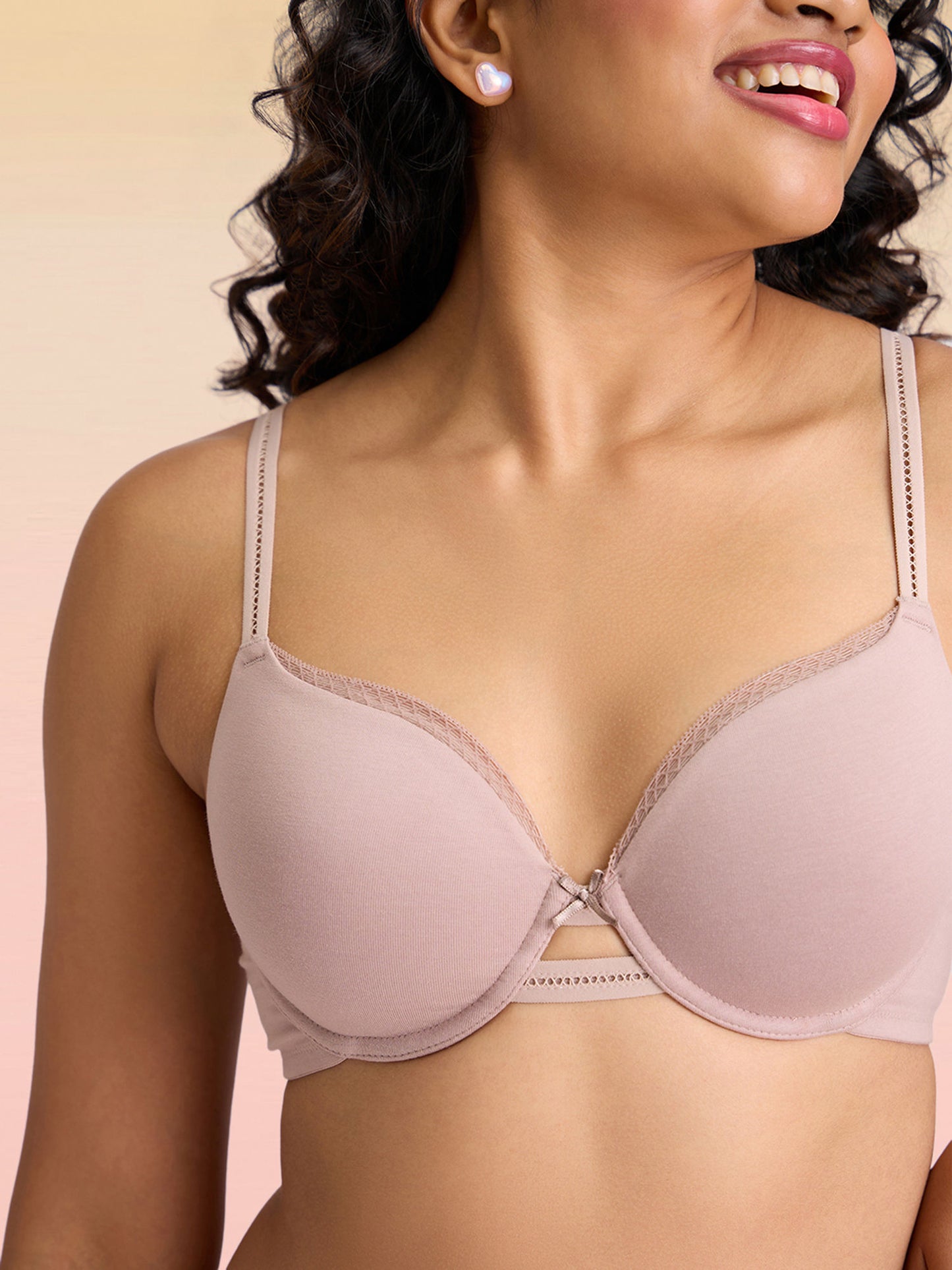 Lola & Mae C.O.A.T Padded Wired Bra-LMB1030-Nude