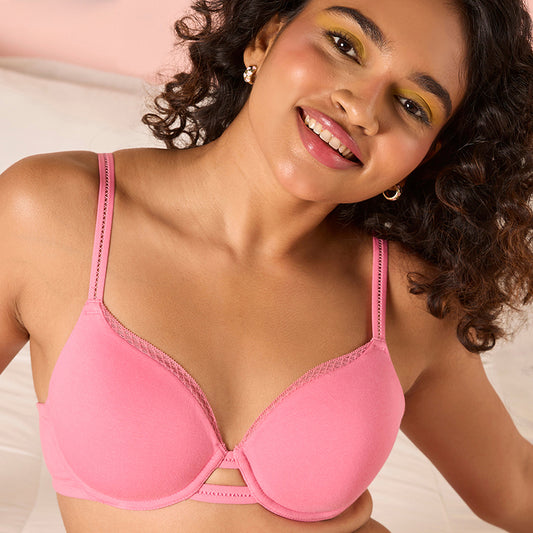 Lola & Mae  C.O.A.T Padded Wired Bra - Rose LMB1030