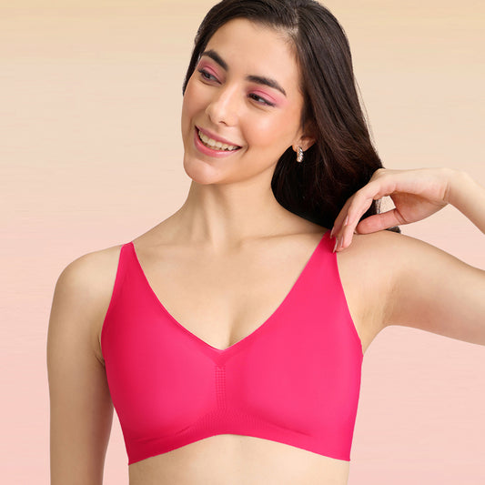 Lola & Mae  C.O.A.T No Show Bonded Bra - Red LMB1040