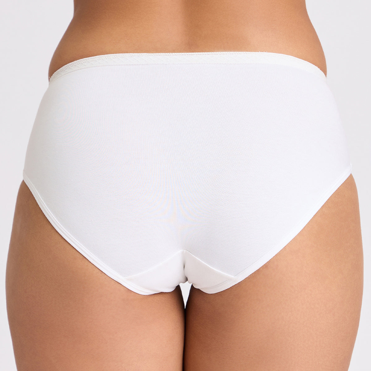 Lola & Mae  C.O.A.T Pack of 1 Hipster Panty With Trim Lace-LMP1004-White