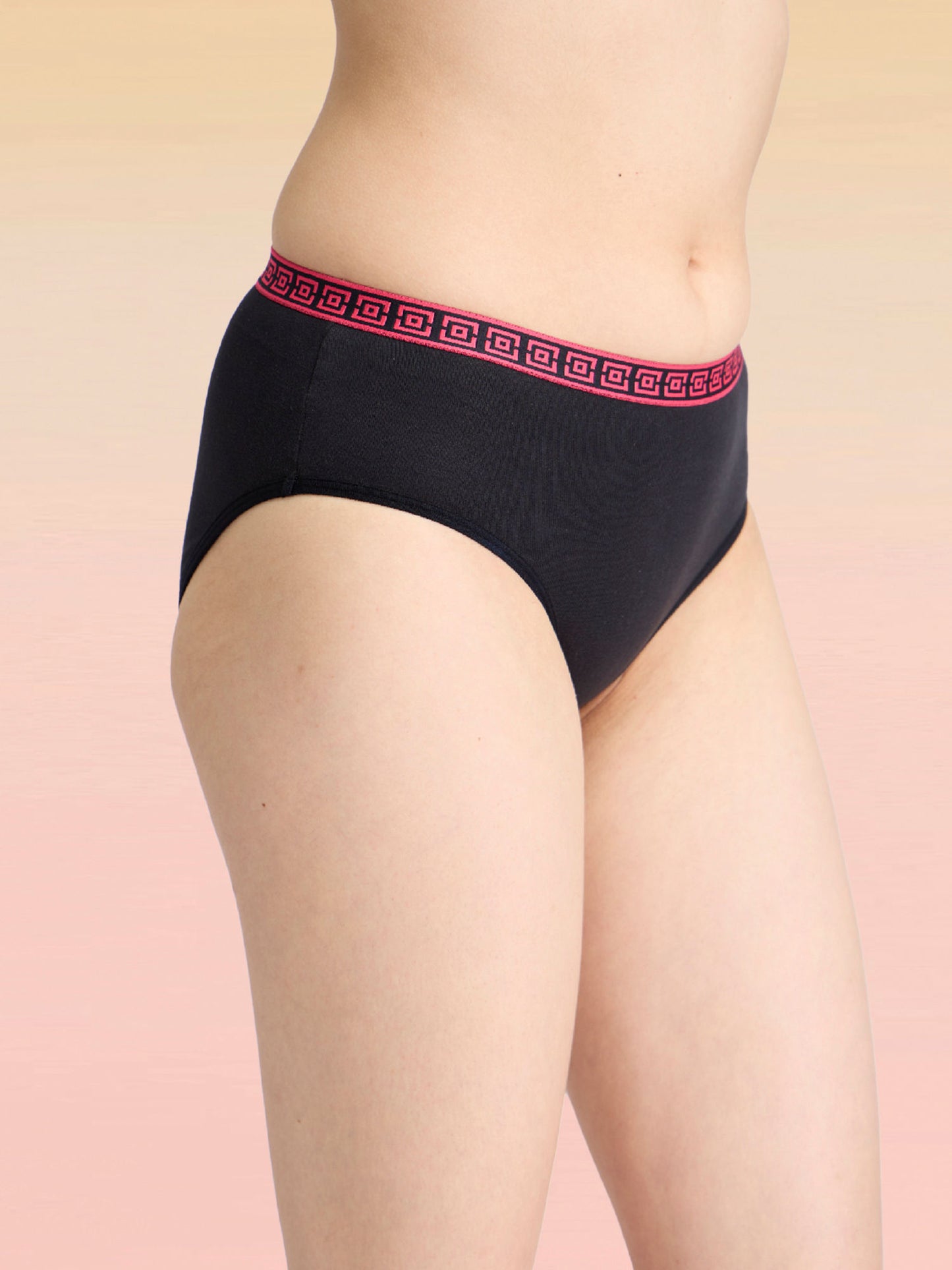 Lola & Mae Varsity Edit Pack of 1 Bikini-LMP1005-Black