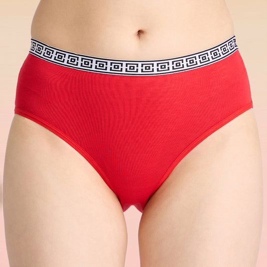 Lola & Mae  Varsity Edit Pack of 1 Bikini-LMP1005-Cherry