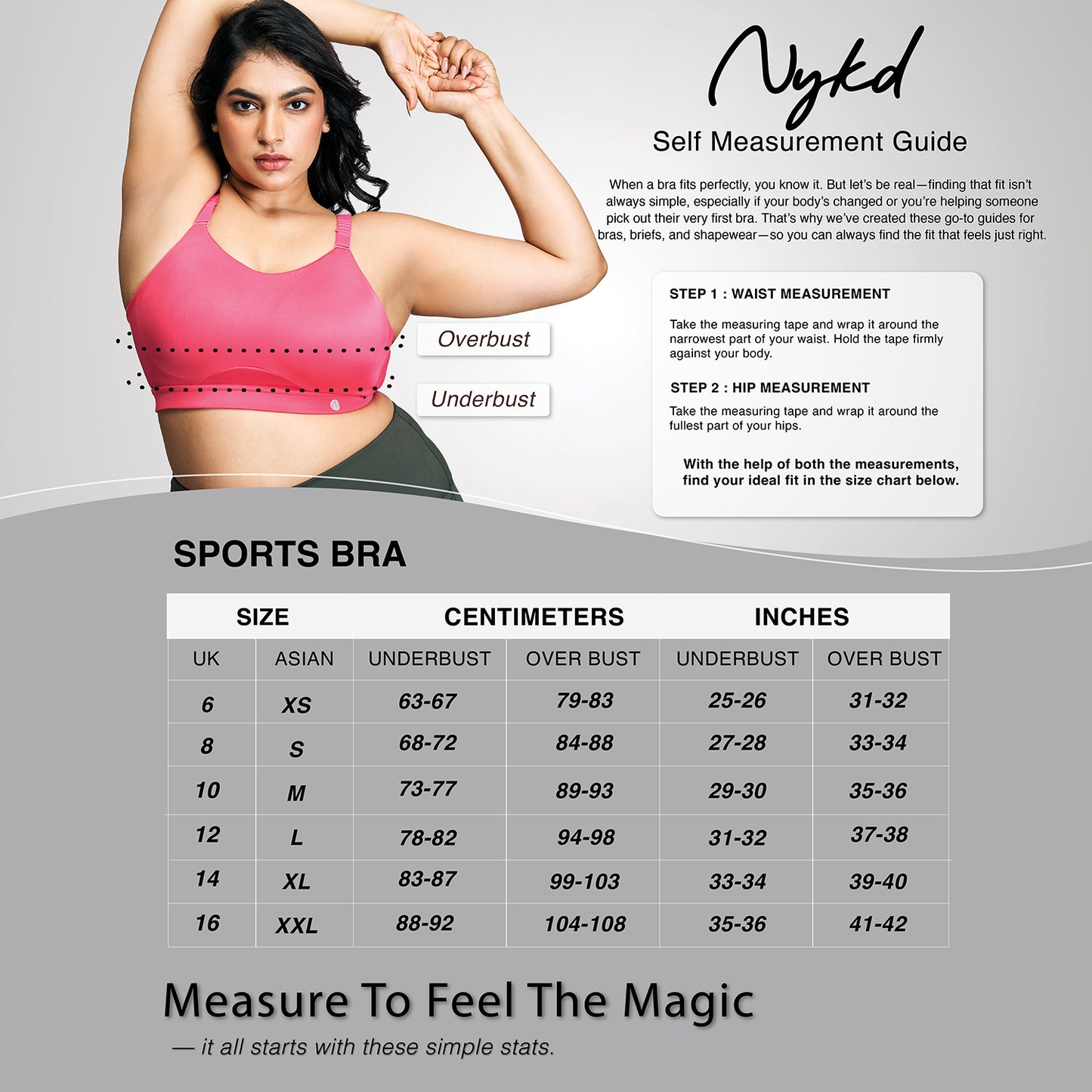 Nykd By Nykaa High Impact Cotton CrossFLX Bounce Control Sports Bra with fixed cups NYK912 Mauve