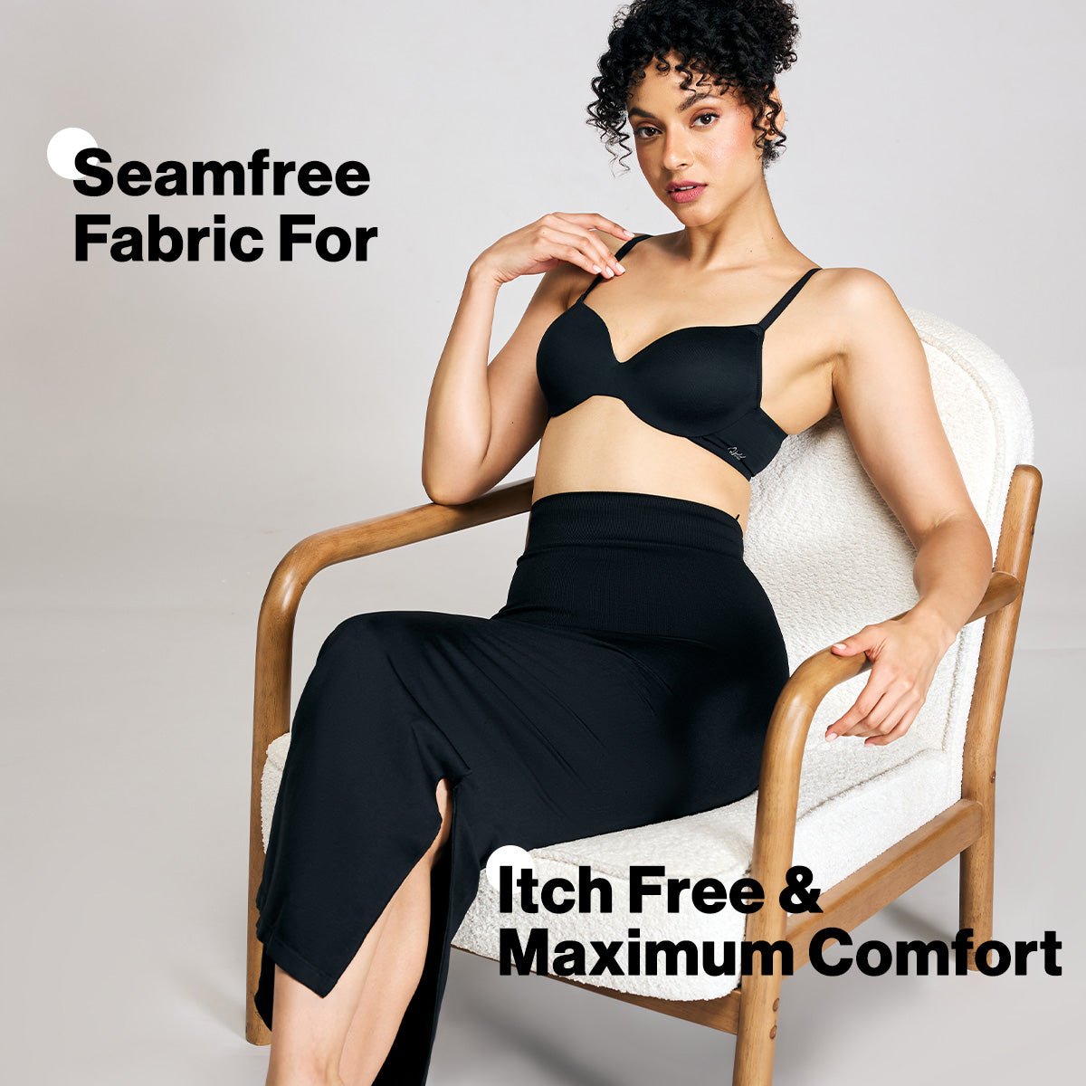 Shapewear with Drawcord for Super support-NYSH021-Anthracite