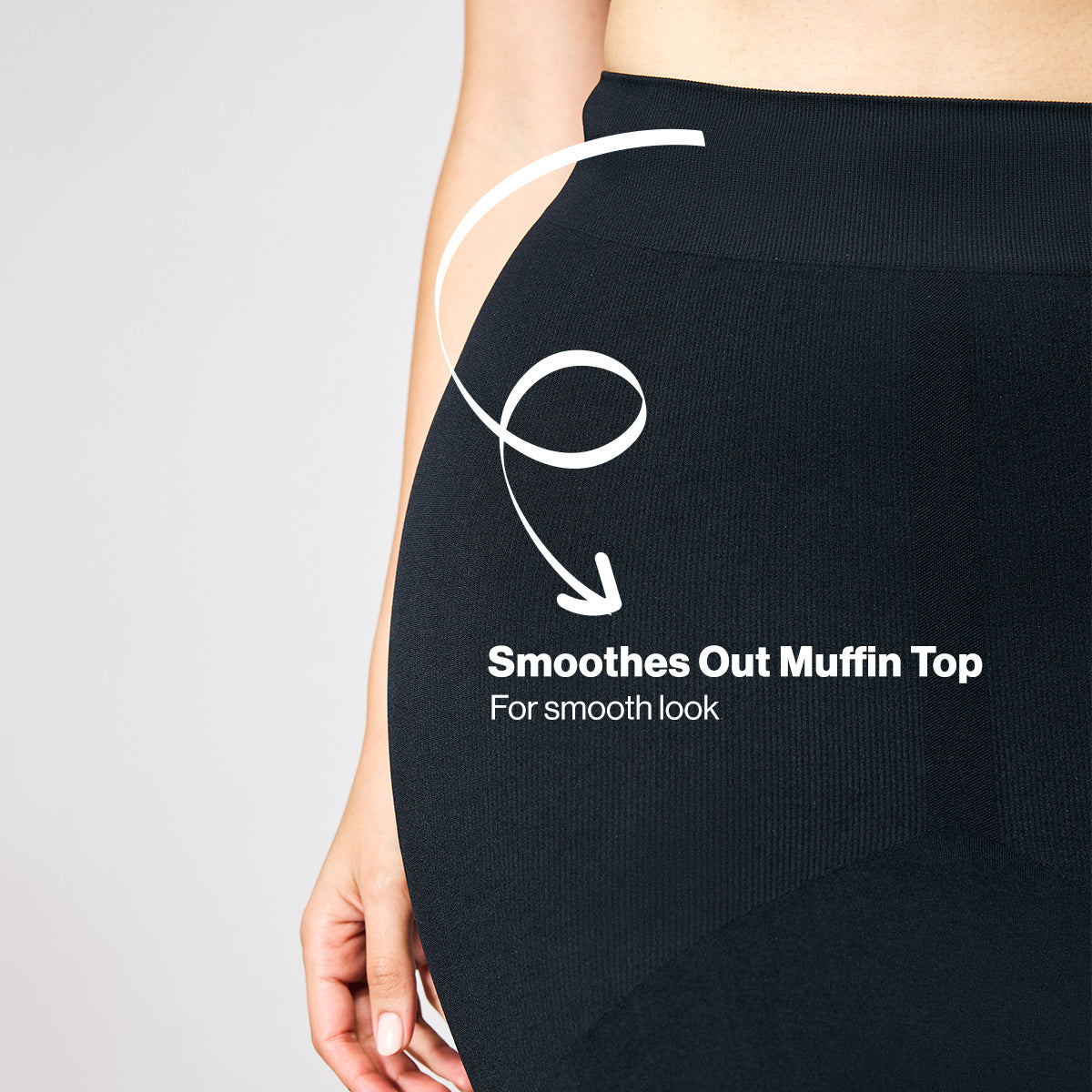 Shapewear with Drawcord for Super support-NYSH021-Anthracite