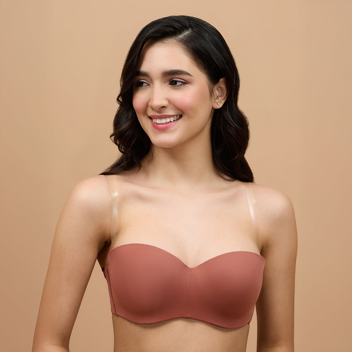 Nykd by Nykaa Comfy Solutions Pack Of 3-Bra Extender, Silicone Cushions, Transparent straps-NYA039-Multi-Color