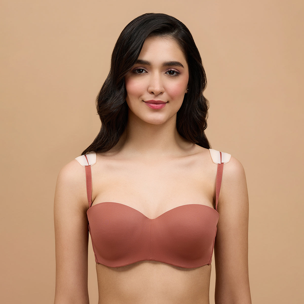 Nykd by Nykaa Comfy Solutions Pack Of 3-Bra Extender, Silicone Cushions, Transparent straps-NYA039-Multi-Color