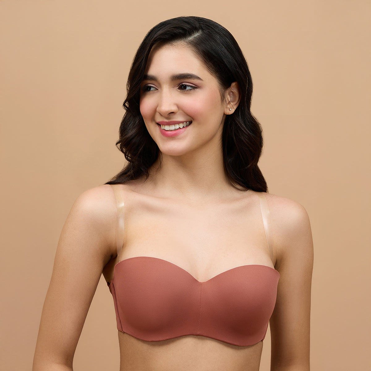 Nykd by Nykaa All In One Bra Kit Pack of 3-Push-up inserts, Racer back clip, Straps-NYA040-Multi-color