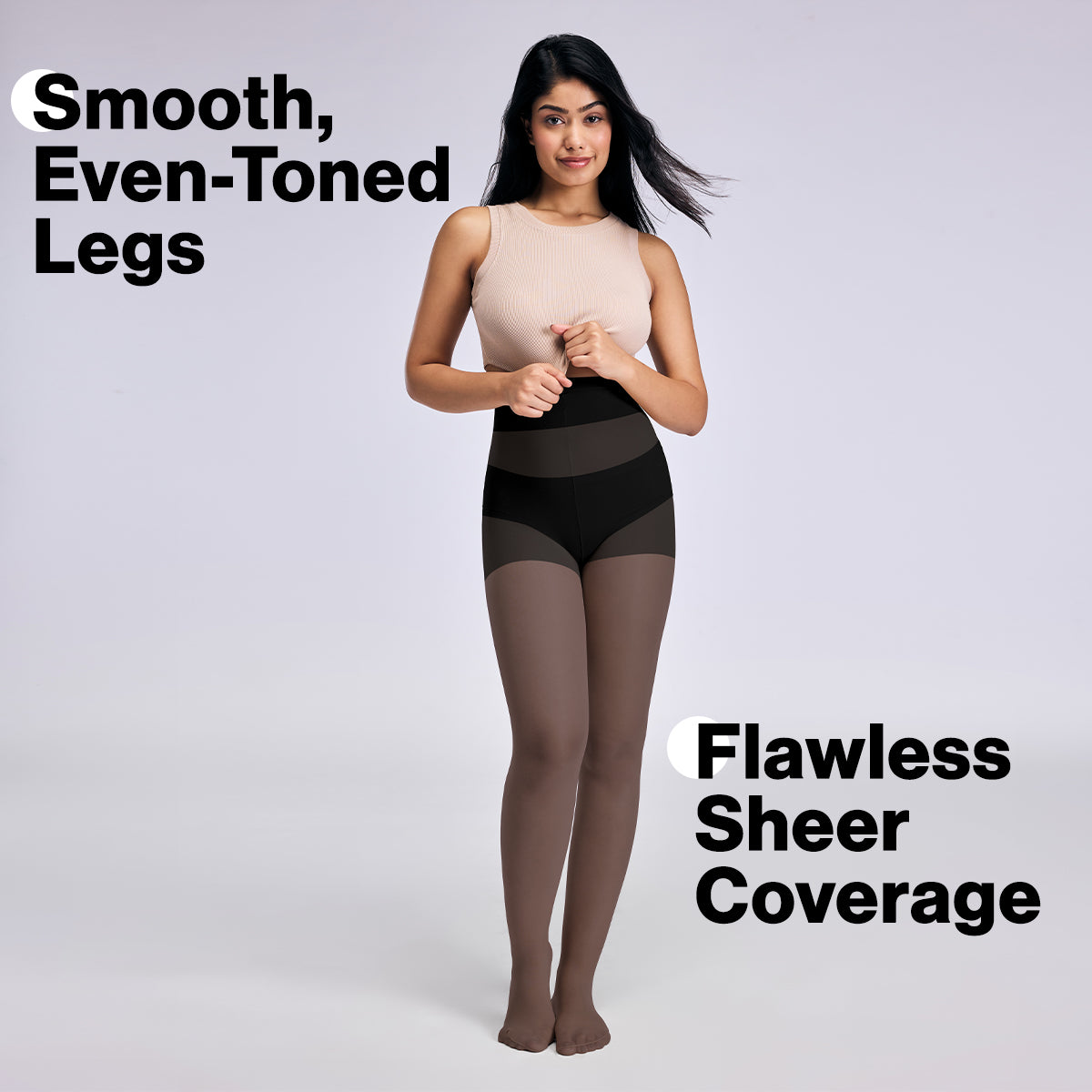 Nykd By Nykaa Ultra Light Sheer Stockings NYA051 Black