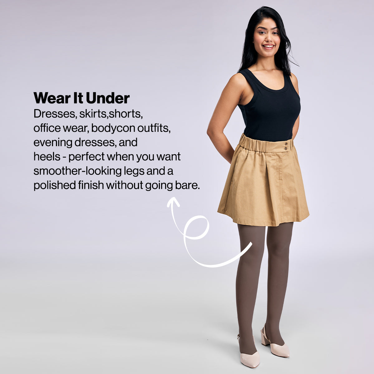 Nykd By Nykaa Ultra Light Sheer Stockings NYA051 Black