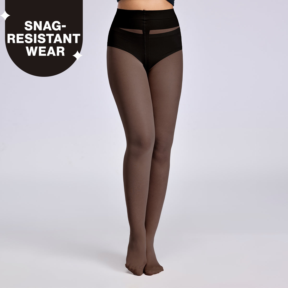 Nykd By Nykaa Ultra Light Polka Sheer Stockings NYA052 Black