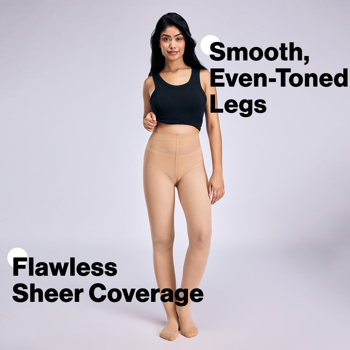 Nykd By Nykaa Ultra Light Polka Sheer Stockings NYA052 Skin