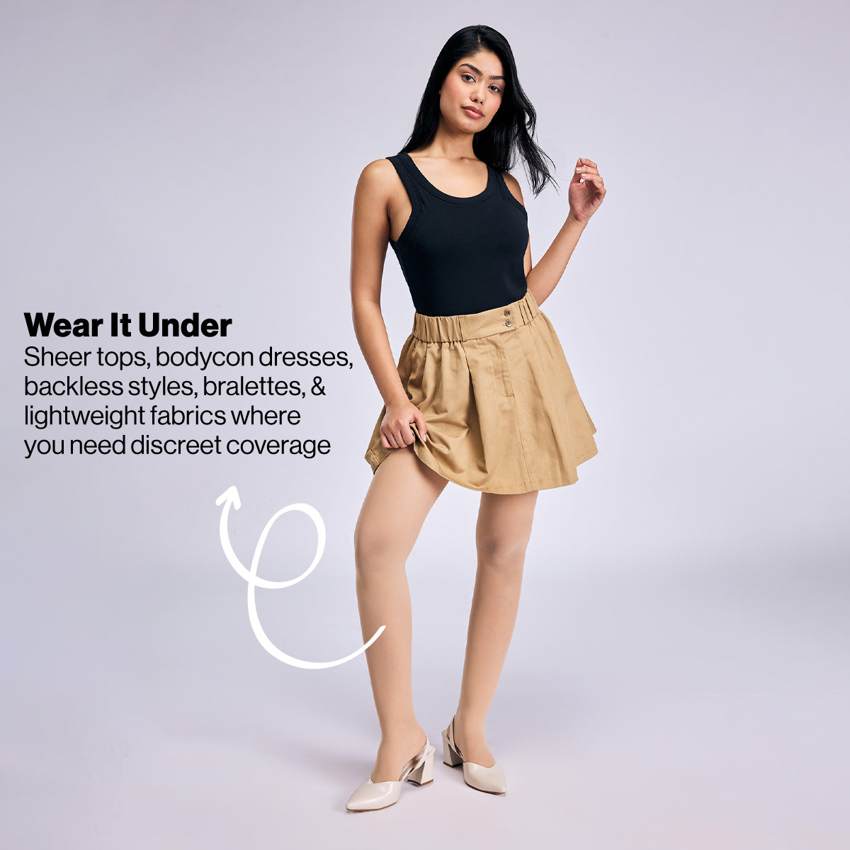 Nykd By Nykaa Ultra Light Polka Sheer Stockings NYA052 Skin