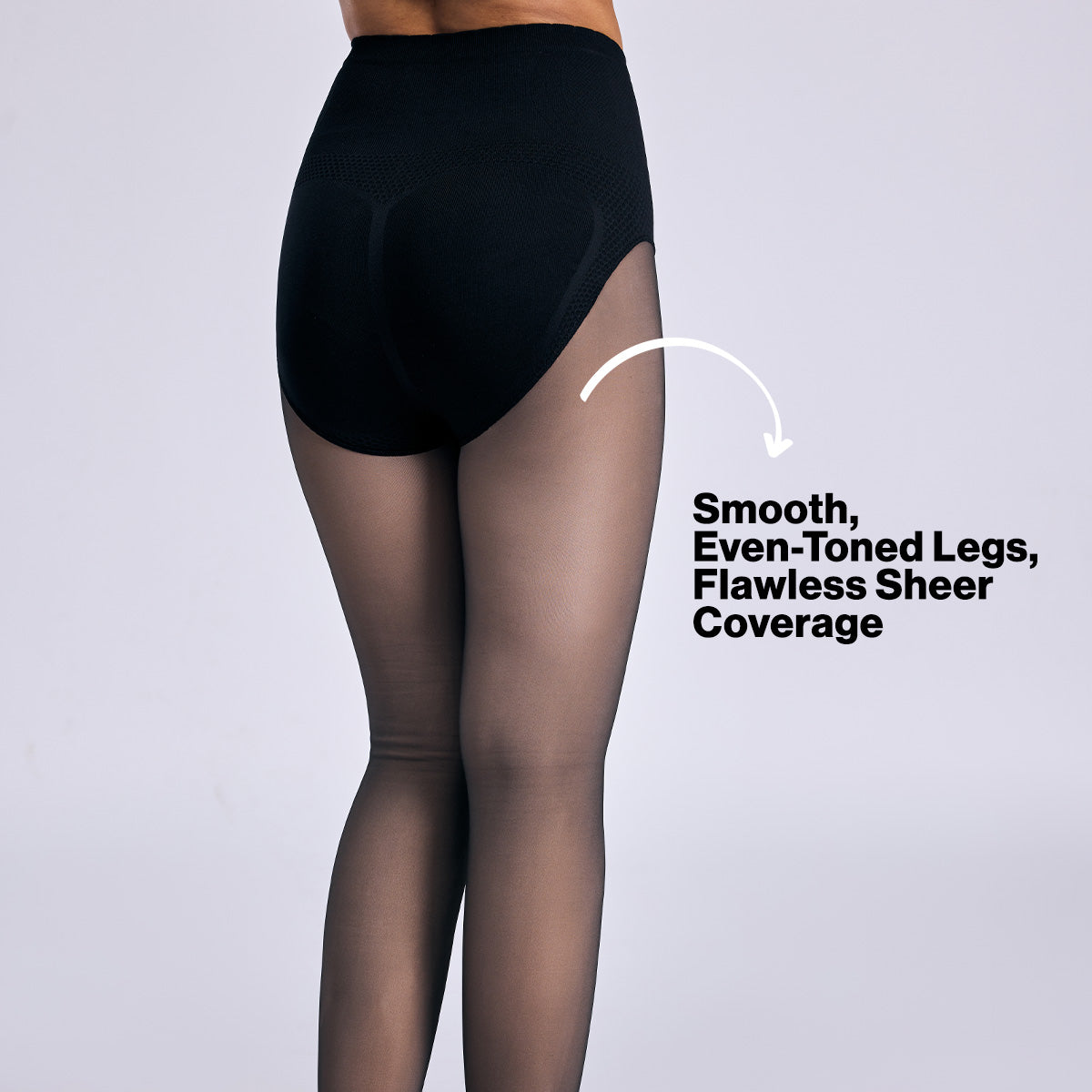 Nykd By Nykaa Fur Lined Sheer Effect Thermal Stockings NYA054 Black