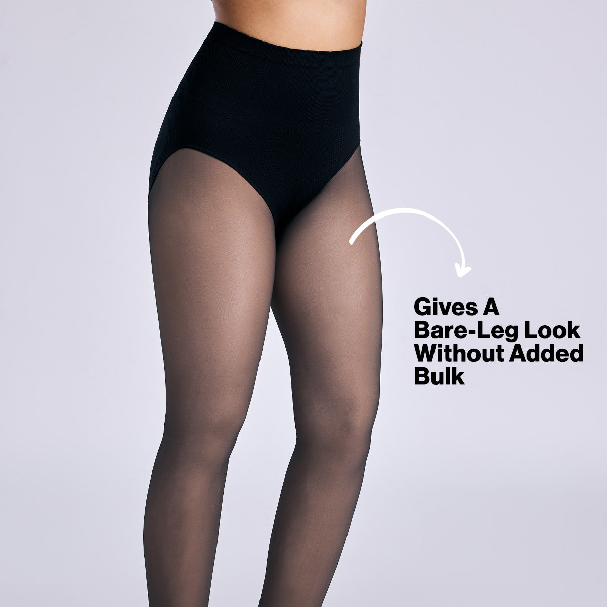 Nykd By Nykaa Fur Lined Sheer Effect Thermal Stockings NYA054 Black