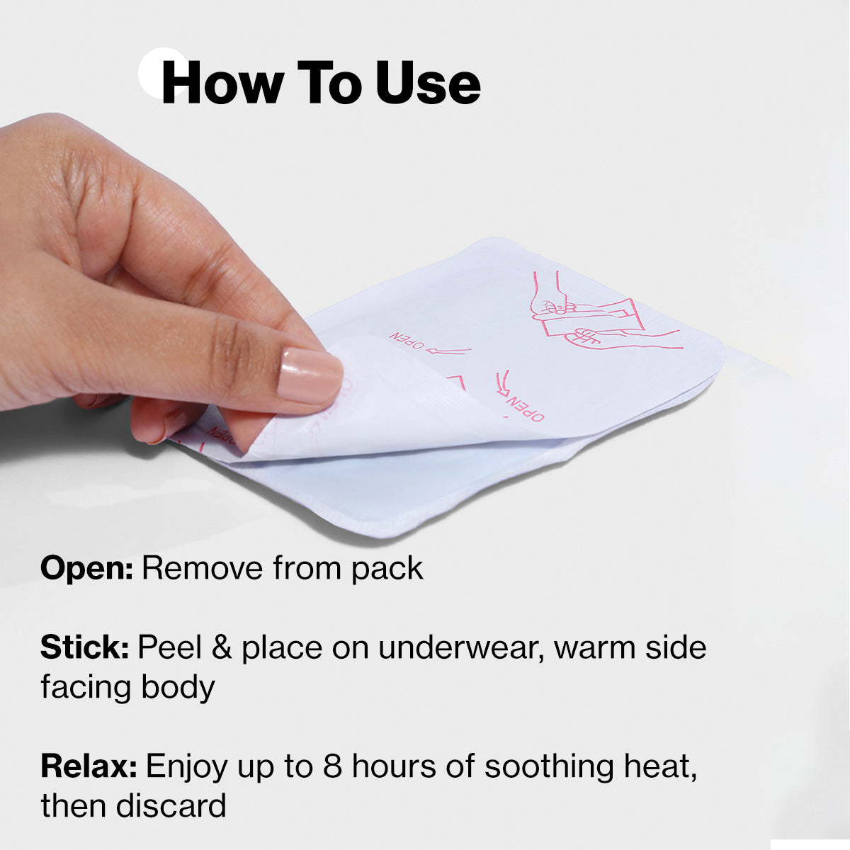 Nykd By Nykaa Heat Patch for Cramp Relief And Comfort NYA056 PO2 White
