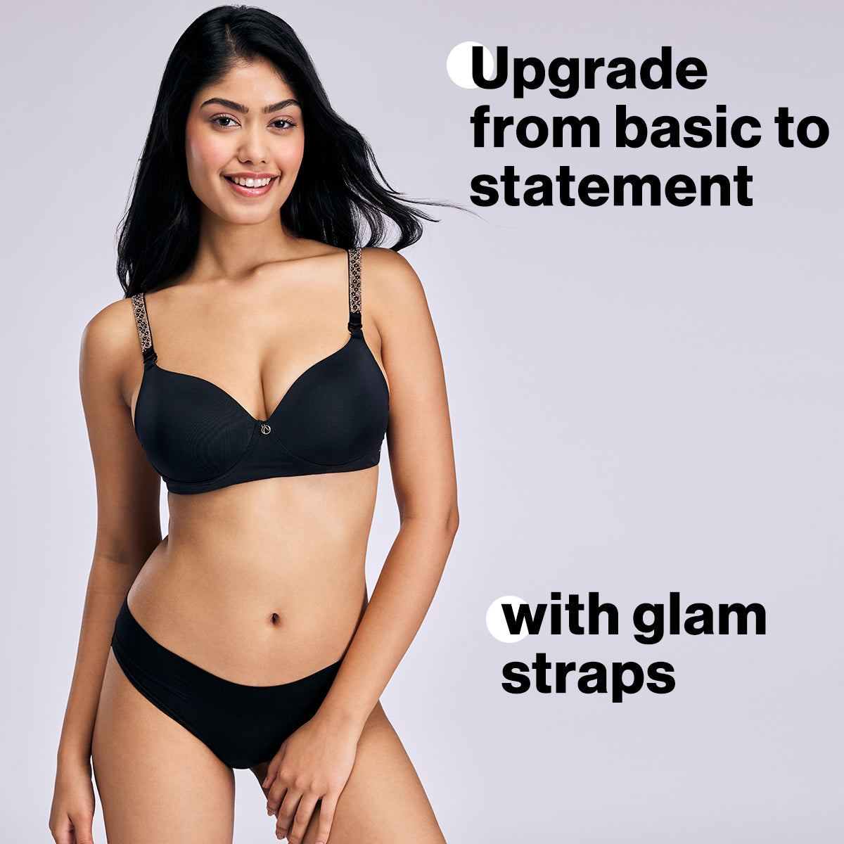 Nykd By Nykaa Multiway Detachable Glam Straps NYA060 Black