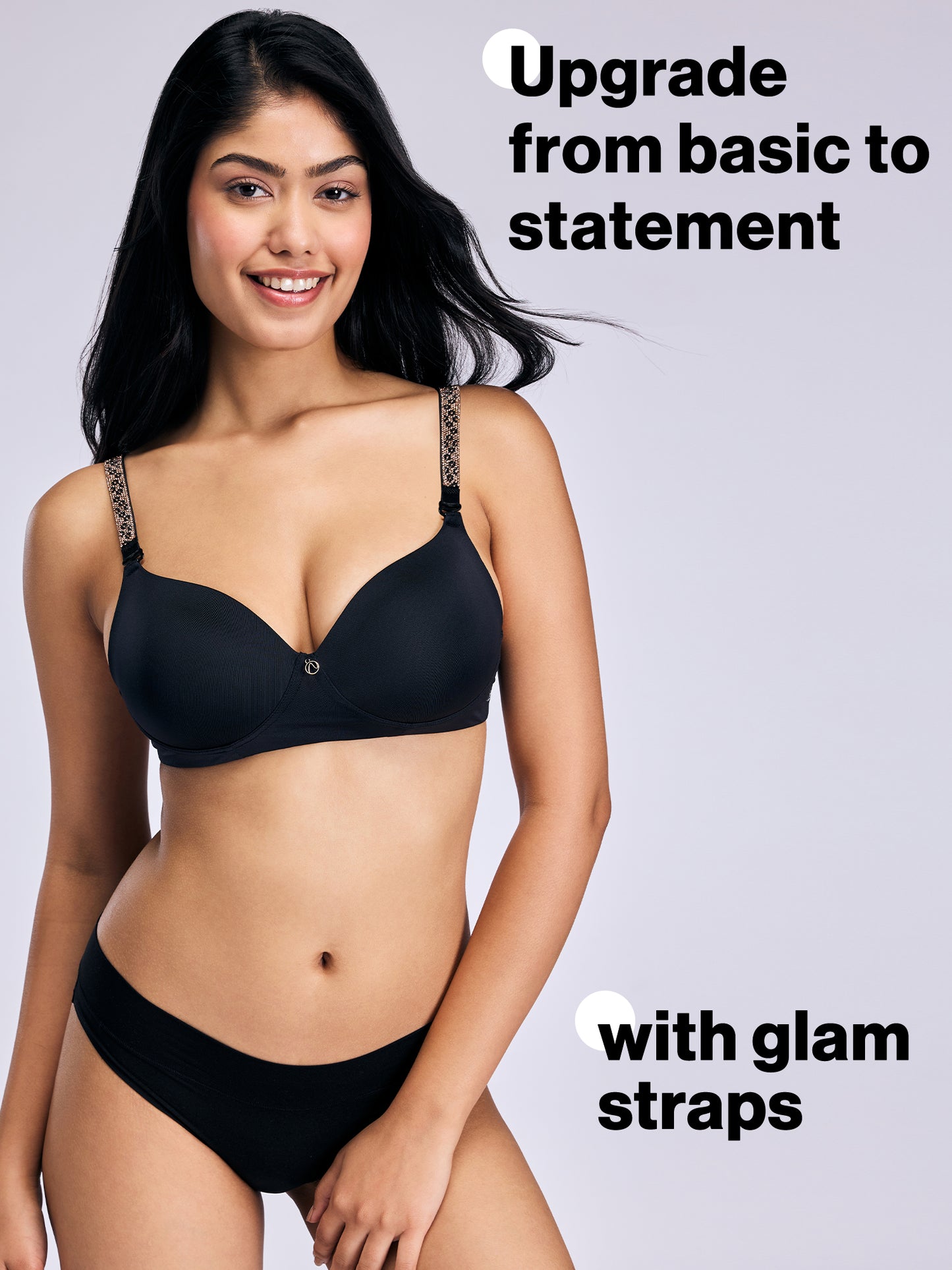 Nykd By Nykaa Multiway Detachable Glam Straps NYA060 Black
