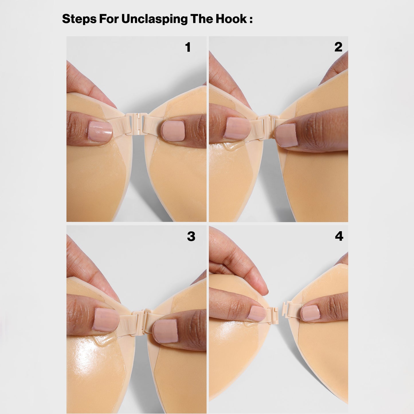 Nykd By Nykaa InvisiBlend™ Reusable Stick-On Bra NYA066 Nude