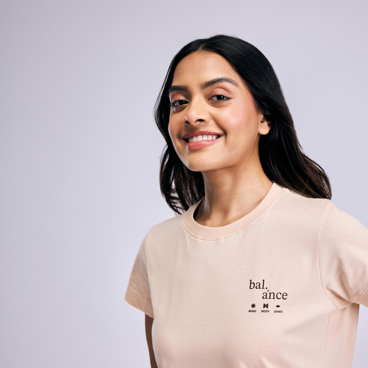 Nykd By Nykaa Breathe Cotton All Purpose Multi-Tasking Tee NYAT513 Irish Cream