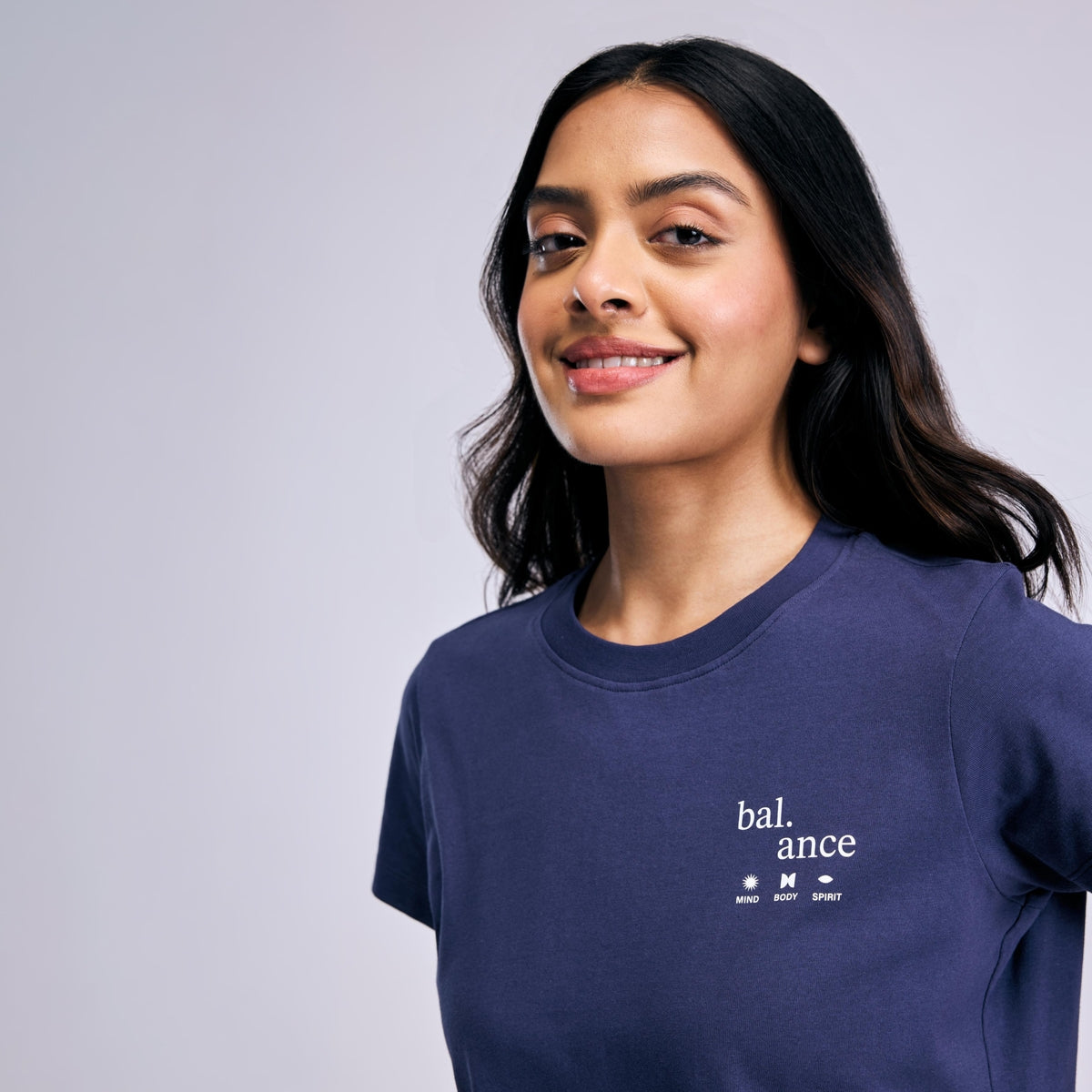 Nykd By Nykaa Breathe Cotton All Purpose Multi-Tasking Tee NYAT513 Navy