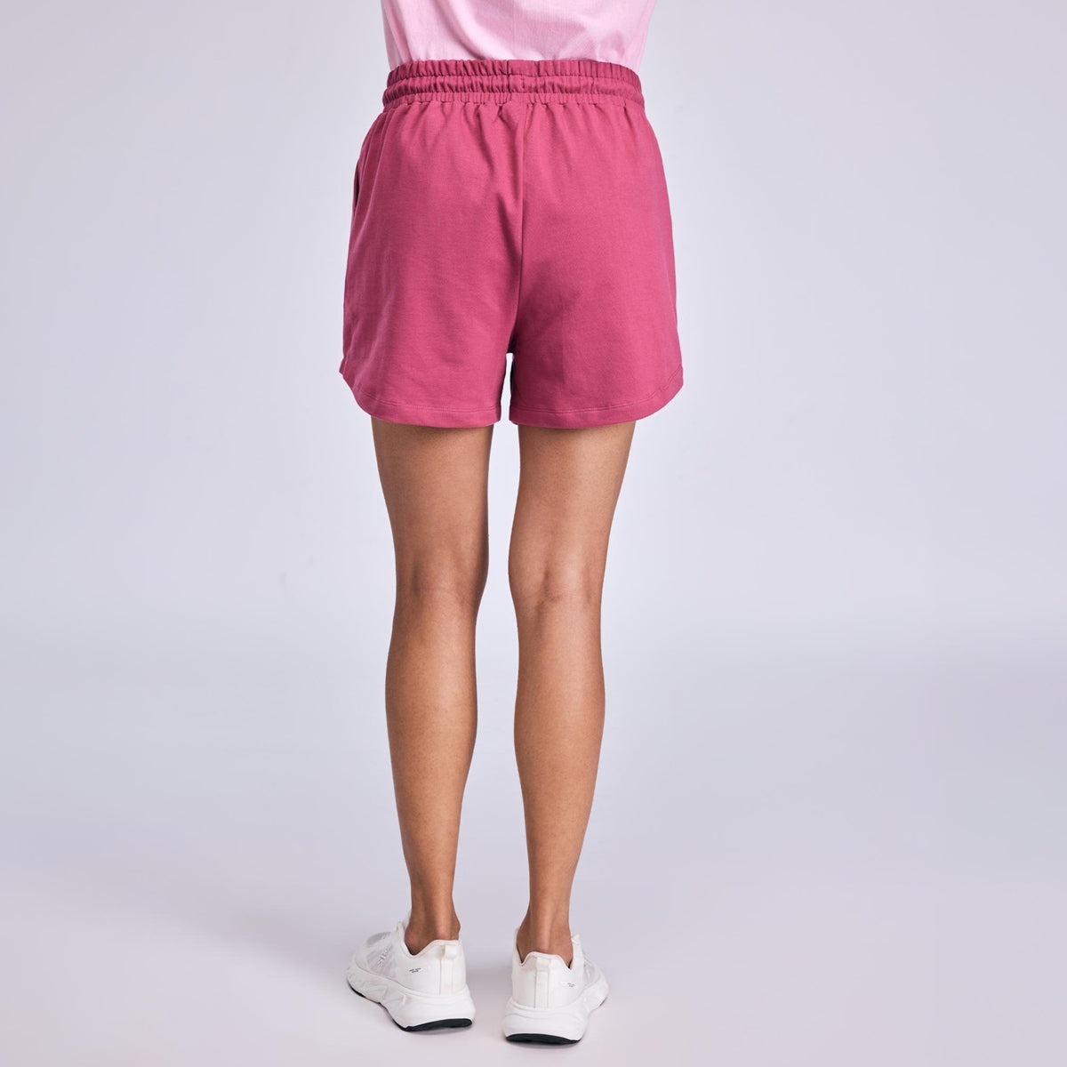 Nykd By Nykaa Summer Essential Cotton Relaxed Fit Shorts with Pockets NYAT504 Grape
