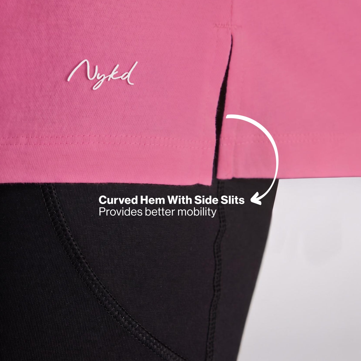 Cotton Full Sleeve Tee with Relaxed Fit for Yoga, Travel & Everyday NYAT517 Malaga