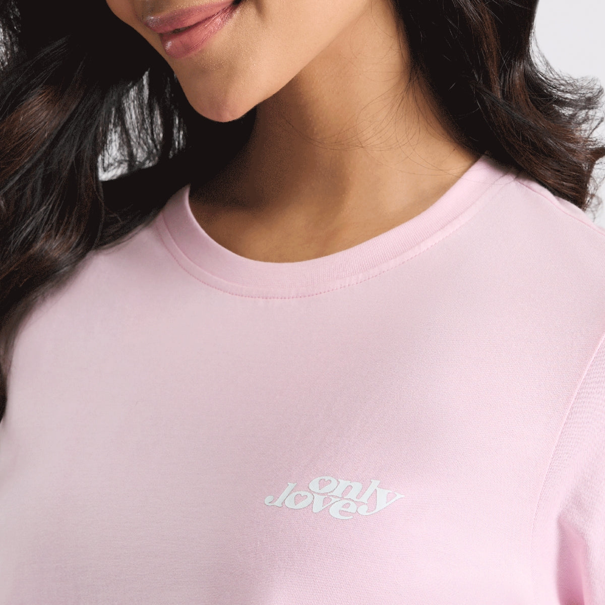 Cotton Full Sleeve Tee with Relaxed Fit for Yoga, Travel & Everyday NYAT517 Mauve