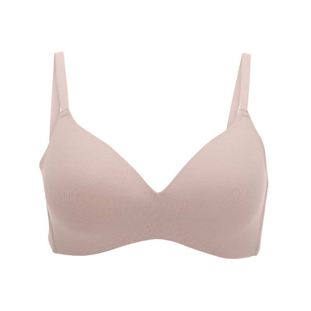 Modal Akin to Skin Padded Wireless T-Shirt Bra 3/4th Coverage-NYB013-Nude