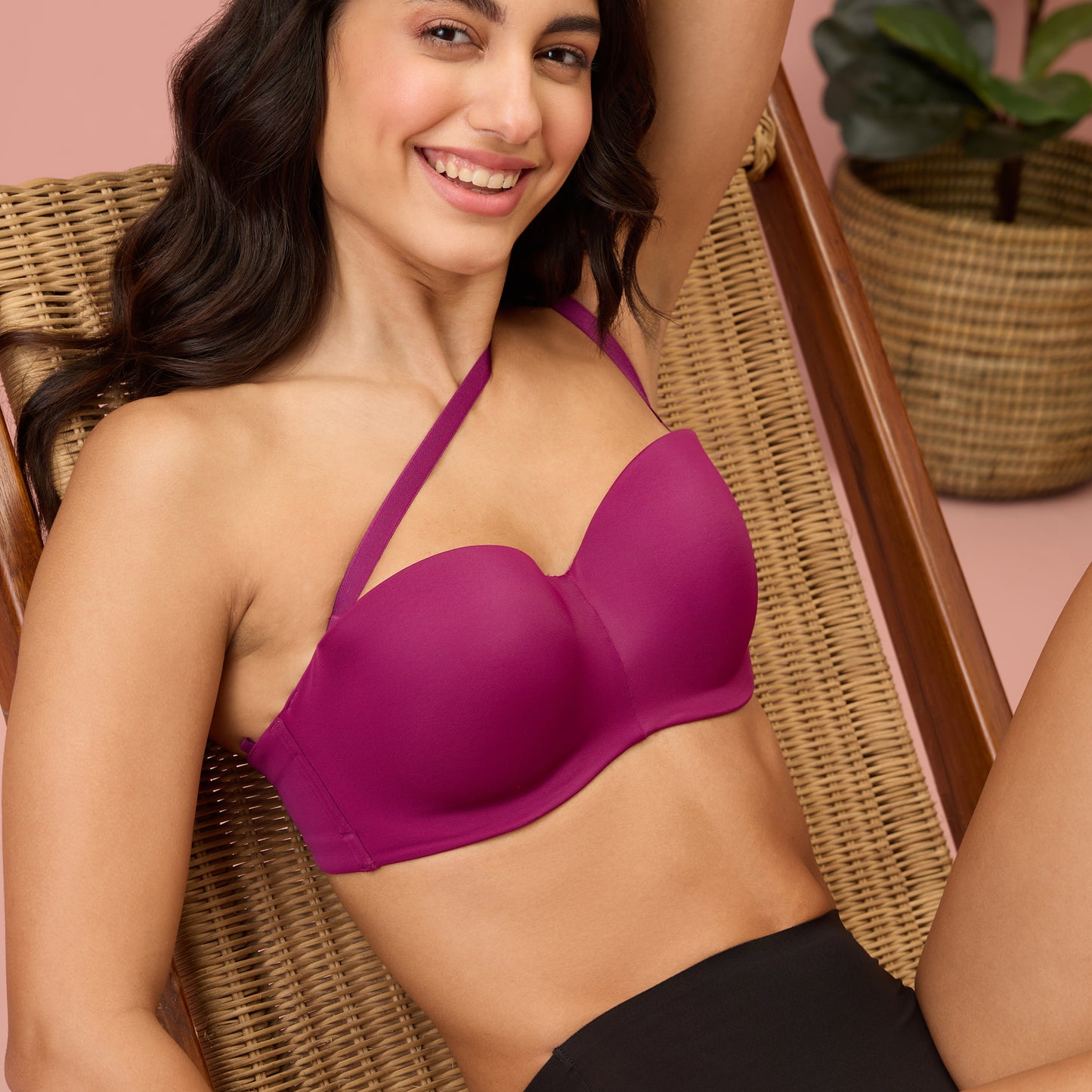 NYKD by Nykaa The Ultimate Strapless Bra - Wine NYB027