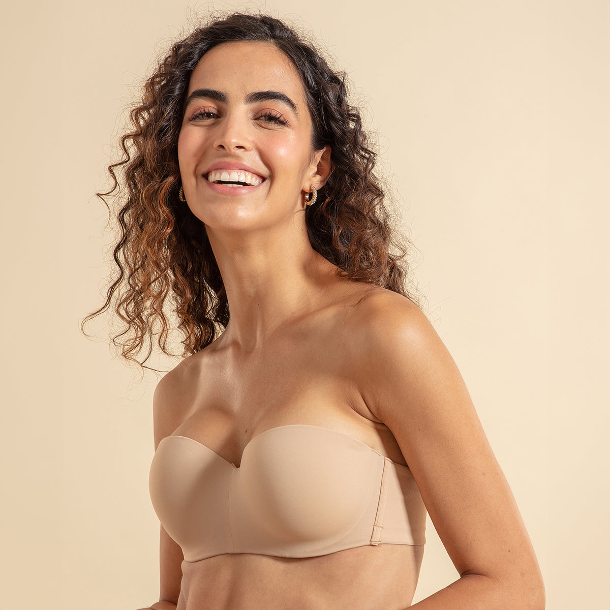 Nykd By Nykaa The Ultimate Multiway Strapless Padded Wired Bra NYB027 Sand