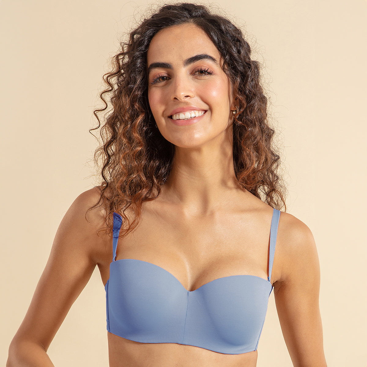 Nykd By Nykaa The Ultimate Multiway Strapless Padded Wired Bra NYB027 Blue