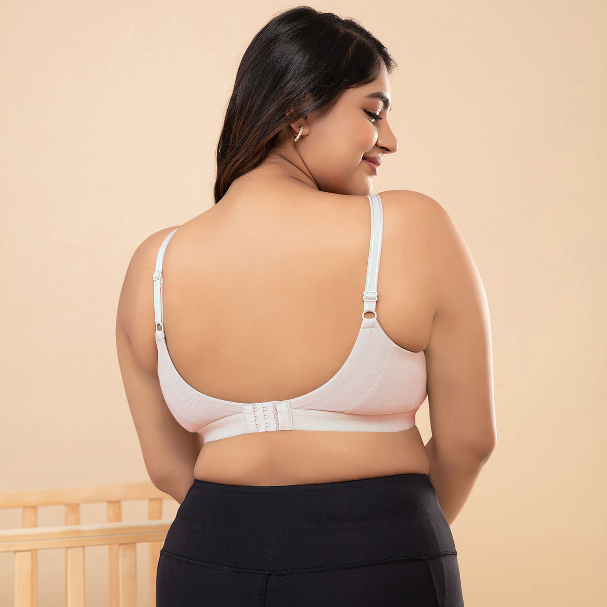 Comfy Maternity Bra-NYB032-Nude