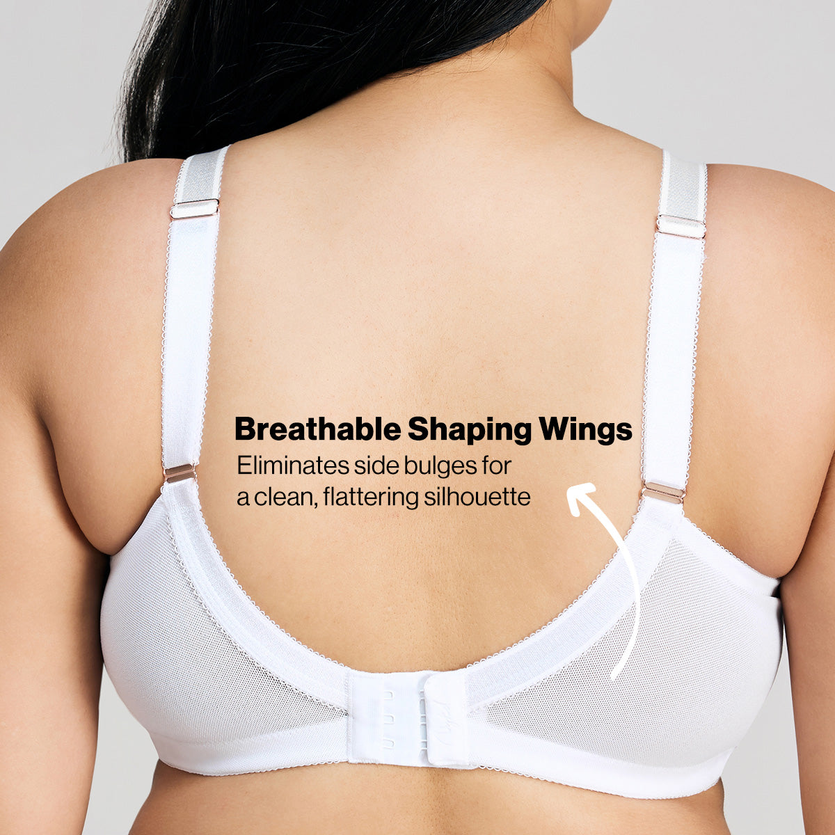 Nykd By Nykaa Ultimate No Bulge, Shape & Support Non Padded Non Wired Lace Bra NYB033 White