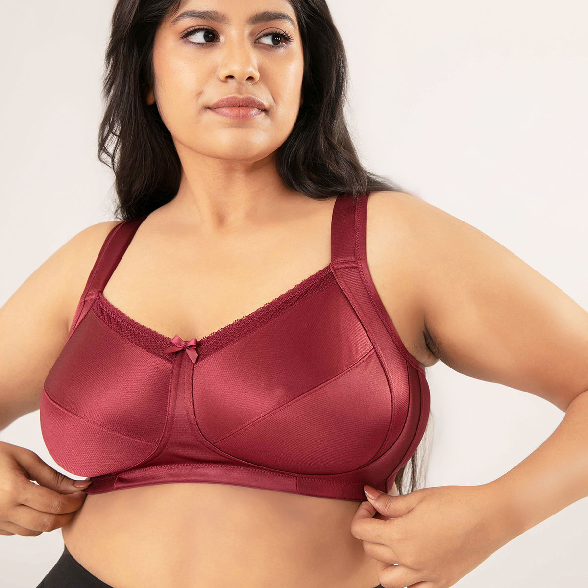 Lift Me Up Bra-NYB042-Maroon