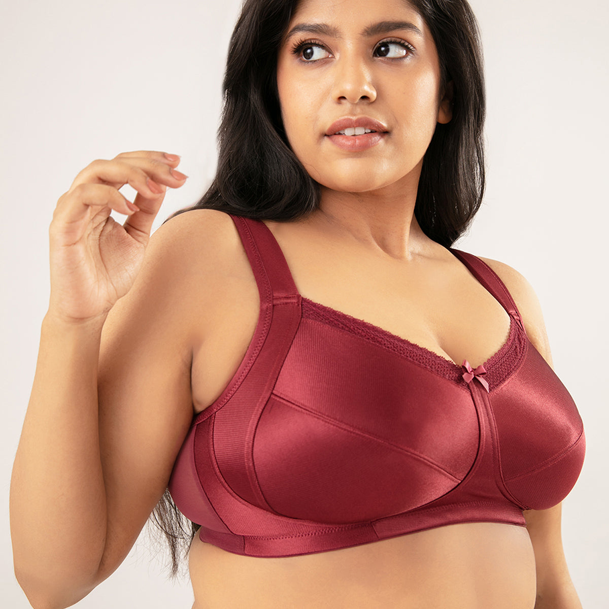 Lift Me Up Bra-NYB042-Maroon