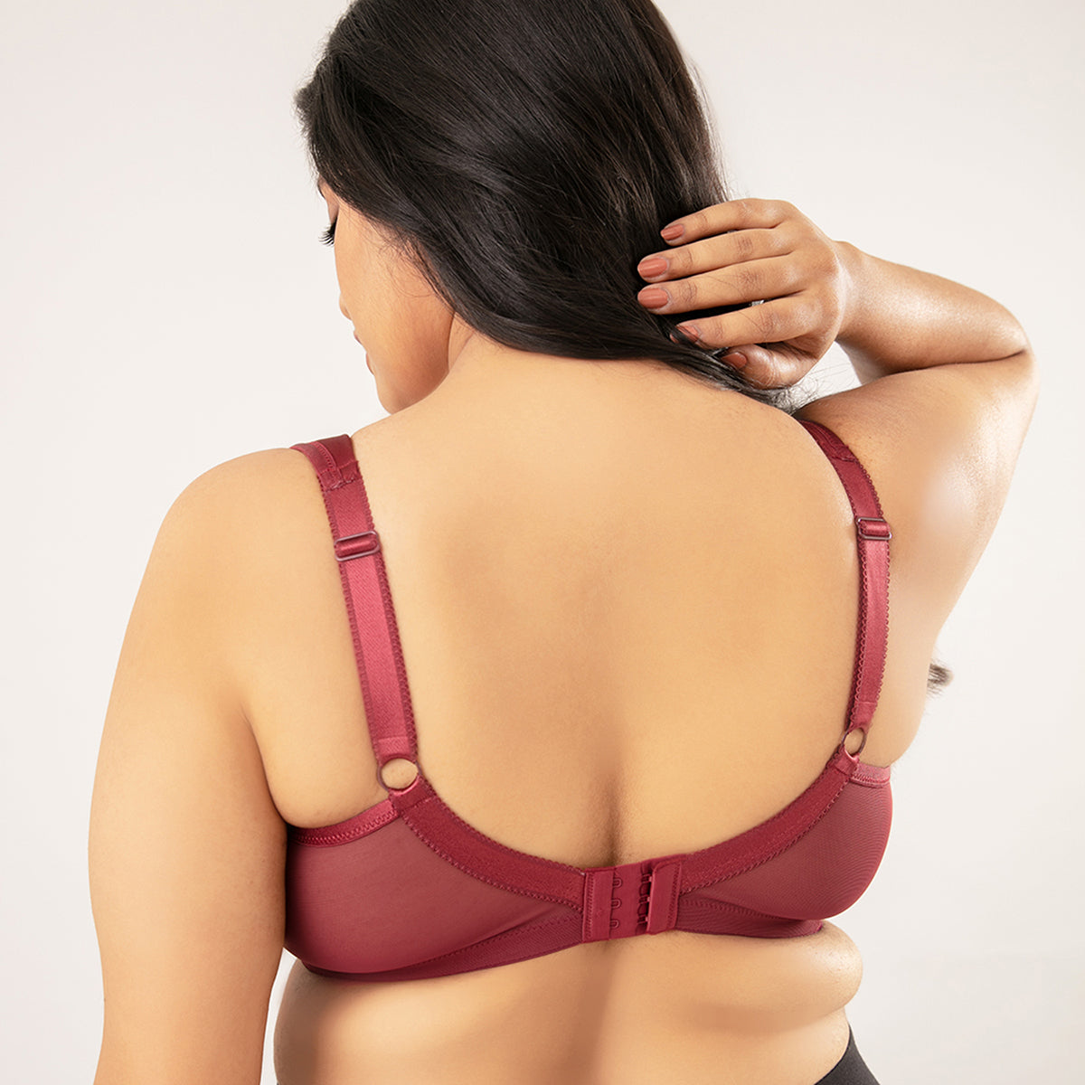 Lift Me Up Bra-NYB042-Maroon