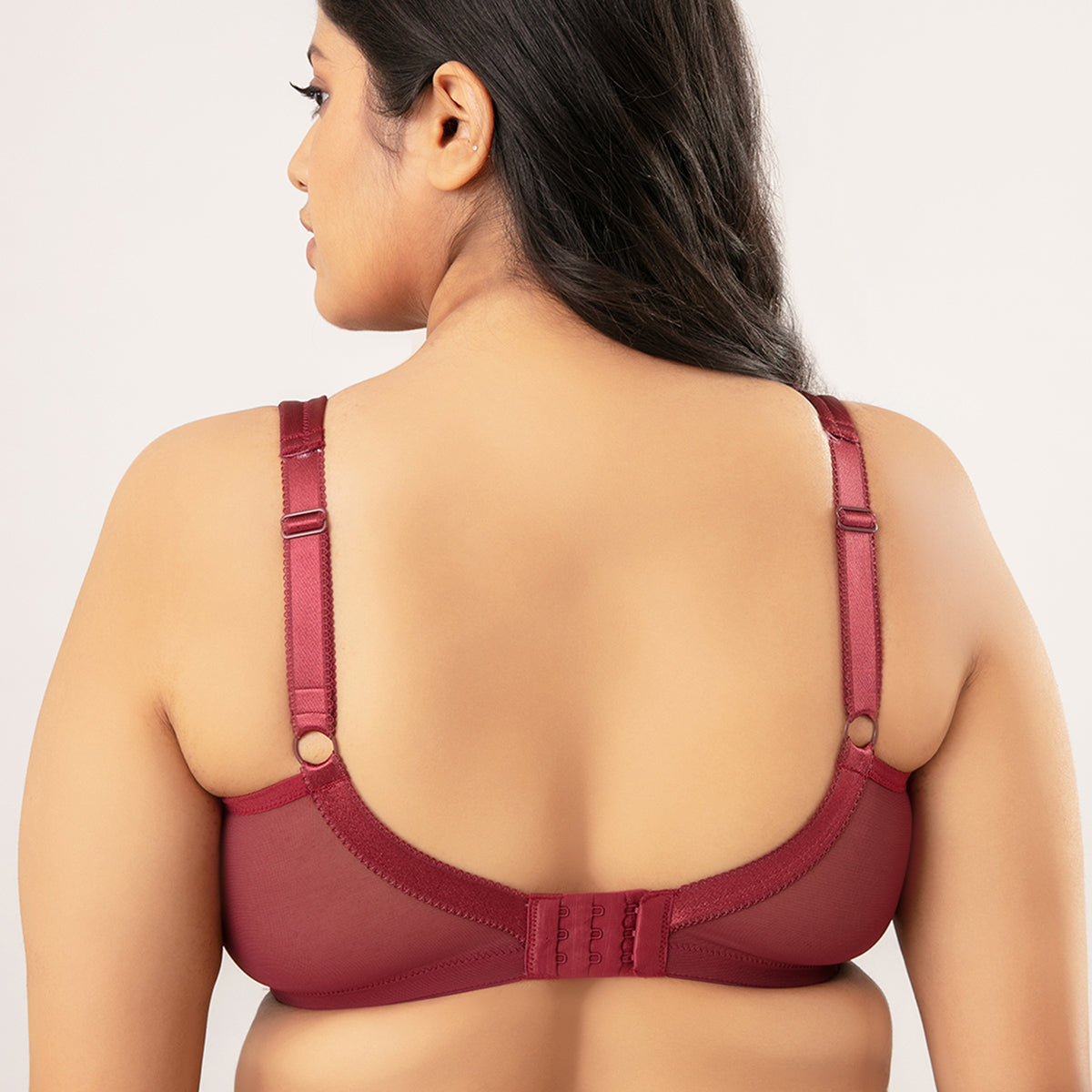 Minimize Me Bra-NYB044-Maroon