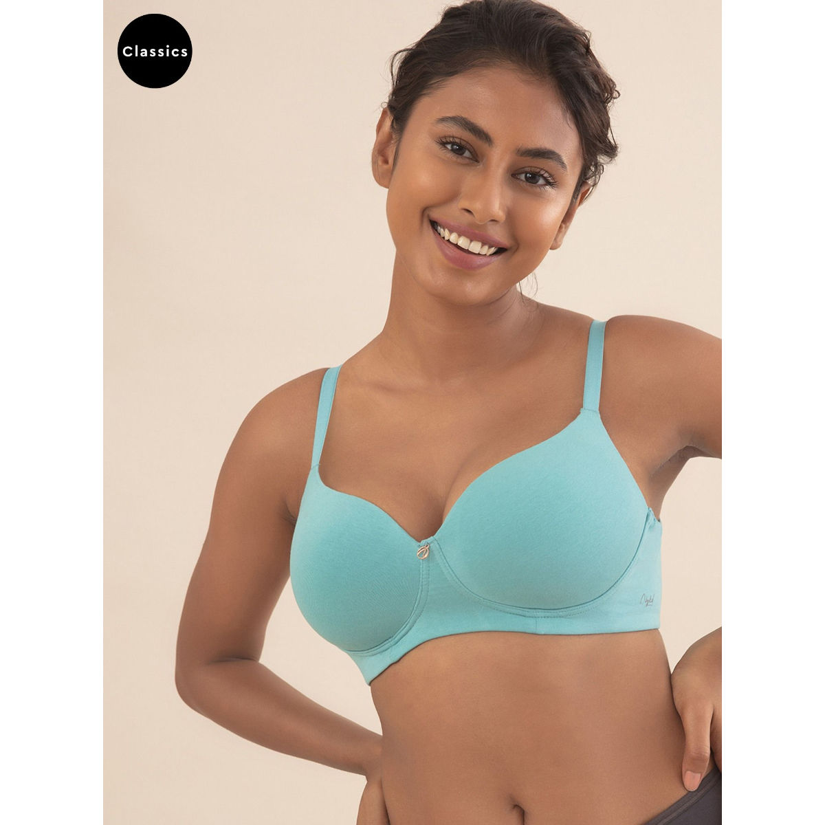 Cups of Joy Wire-free Shaping Bra-NYB094-Mint