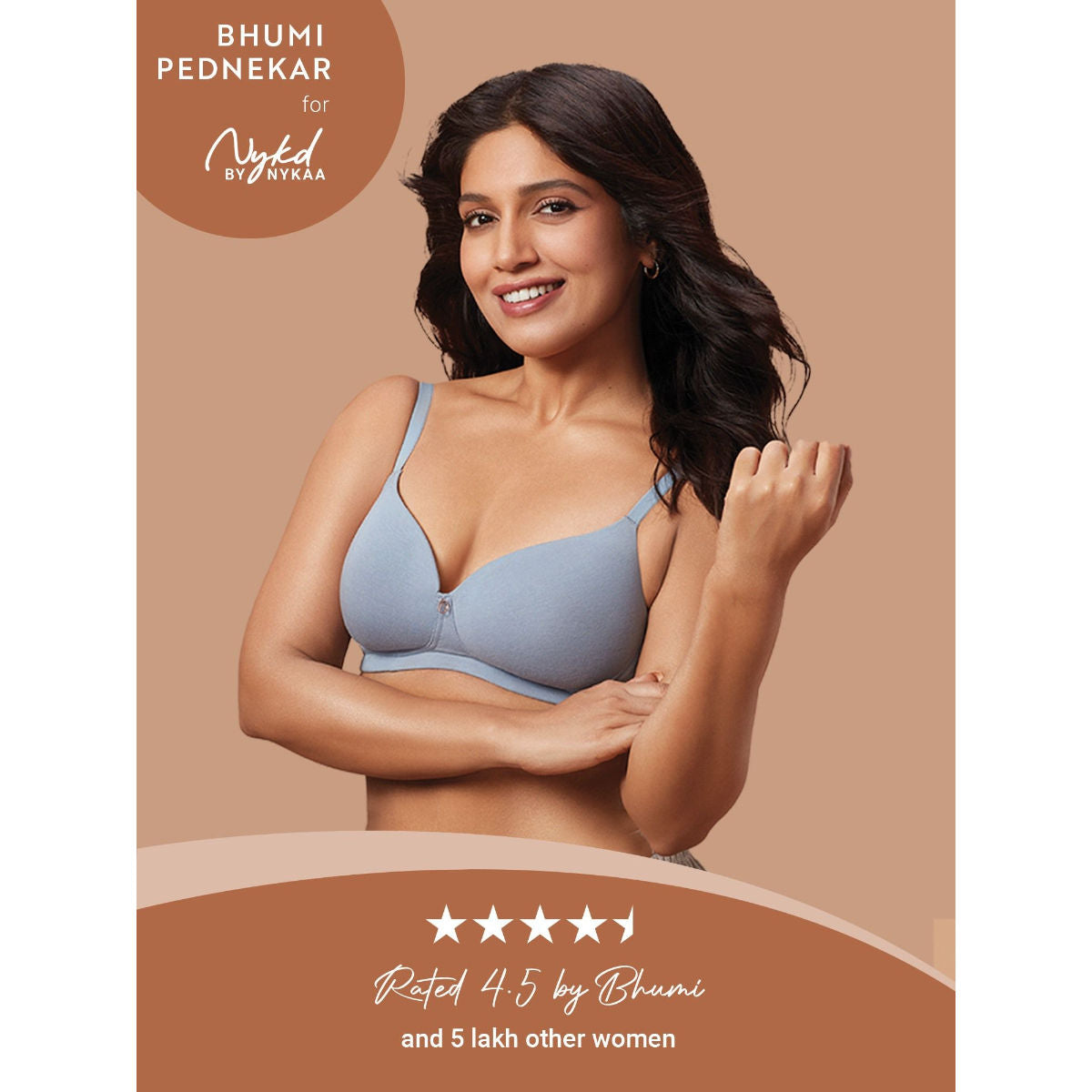 Cups of Joy Wire-free Shaping Bra-NYB094-Sand