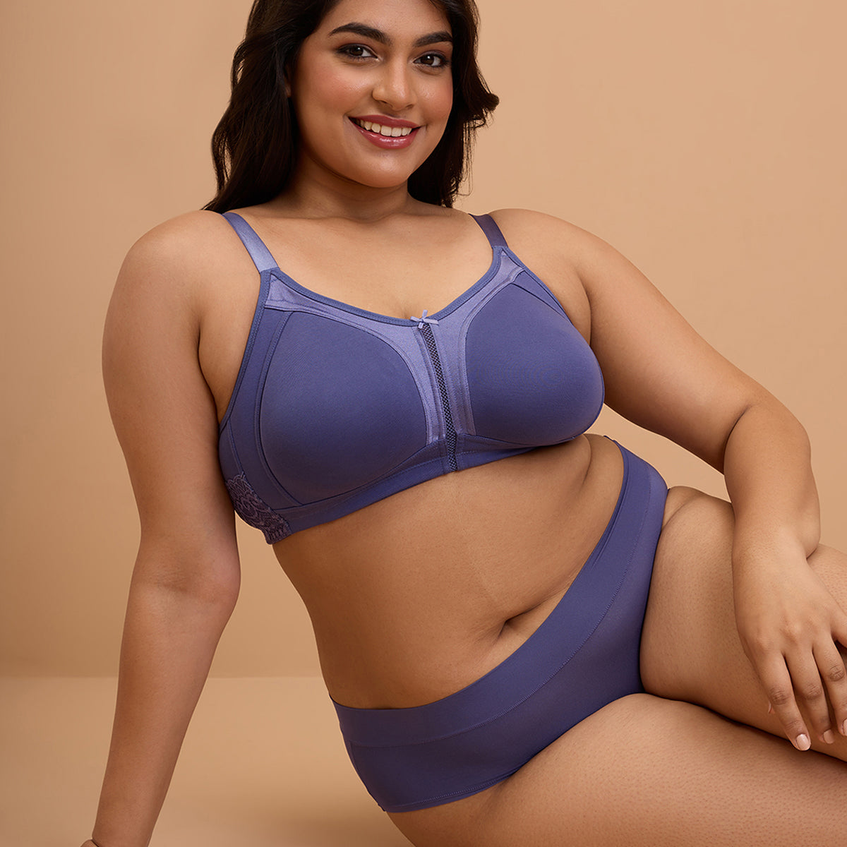 Support Me Pretty Bra NYB101 D Purple