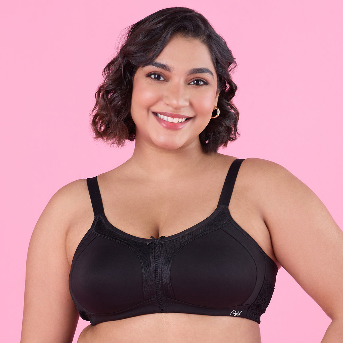 Support Me Pretty Bra-NYB101-Black