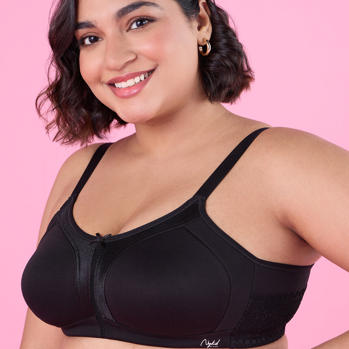 Support Me Pretty Bra-NYB101-Black