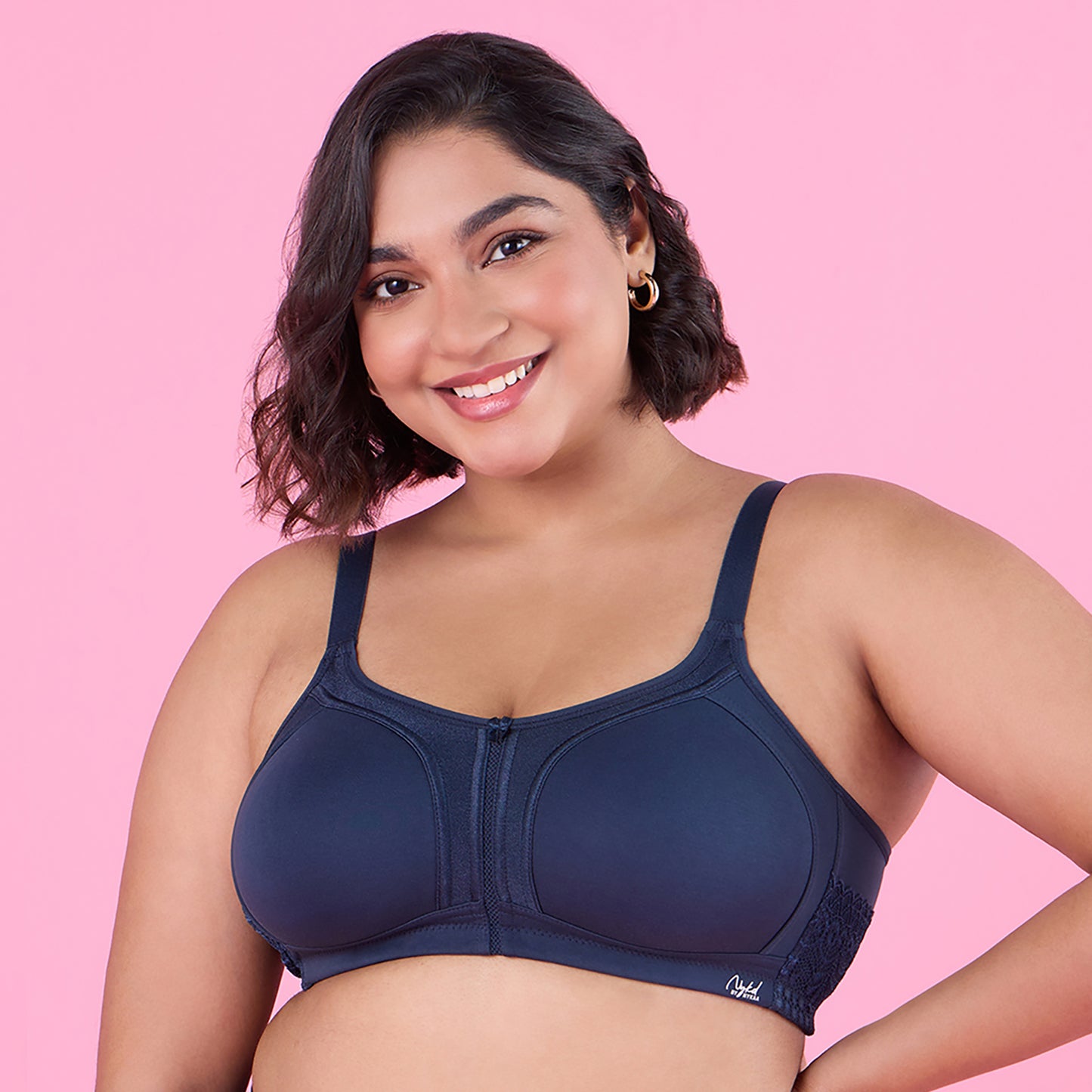 Support Me Pretty Bra-NYB101-French Navy