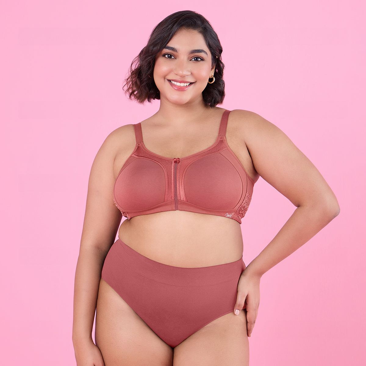 Support Me Pretty Bra-NYB101-Rust