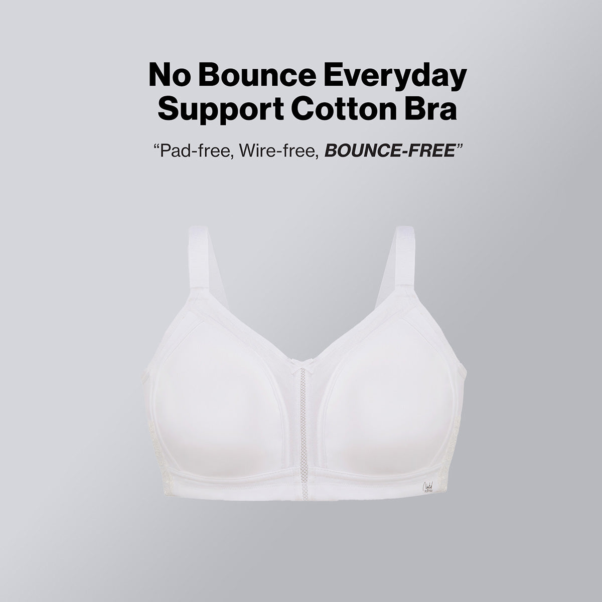 Padded Wirefree No Jiggle Bra Enamor Innovations Y-panel Bounce