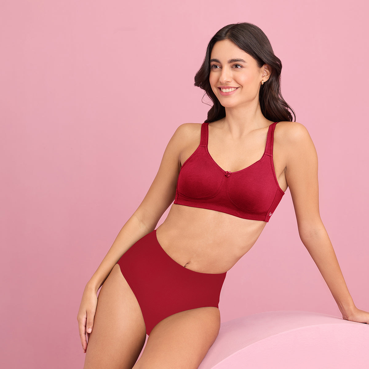 Nykd By Nykaa Flawless Me Breast Separator Bra-Red-NYB105