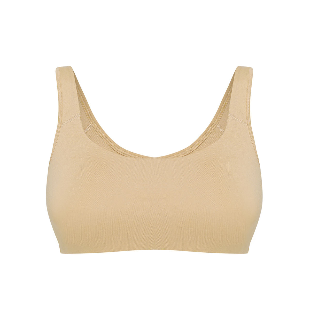 Soft cup easy-peasy slip-on bra with Full coverage-NYB113-Nude