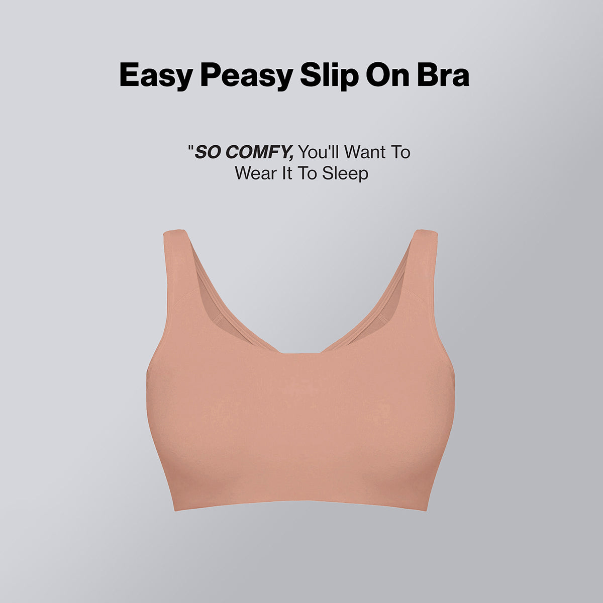 Nykd by Nykaa Soft Cup Easy-Peasy Slip-on Bra with Full Coverage NYB113 Coco