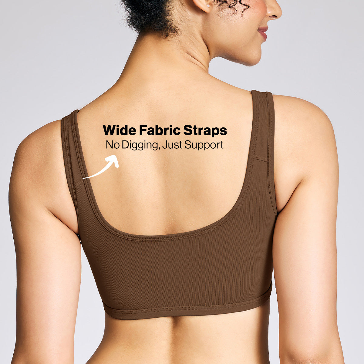 Nykd by Nykaa Soft Cup Easy  Peasy Slip-on Bra with Full Coverage NYB113 T Brown